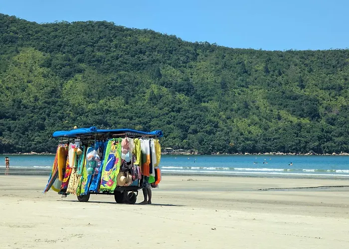 Apartamento 2 quartos e suíte na Praia de Maranduba, Ubatuba